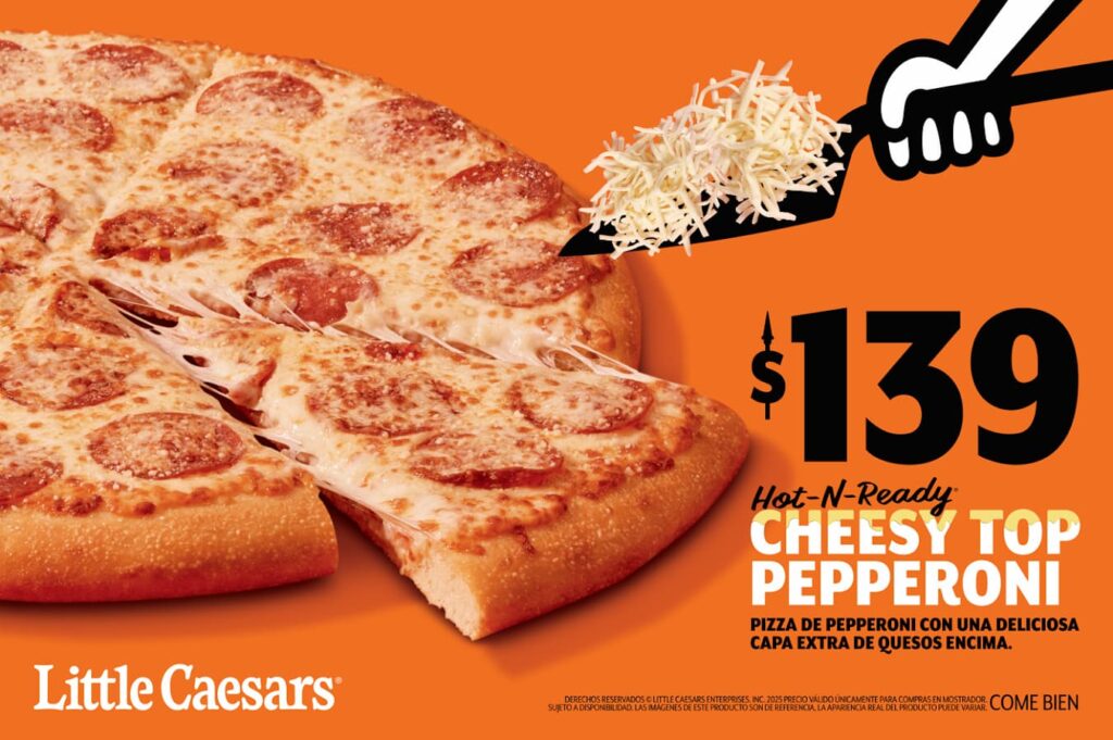 Cheesy Top Pepperoni