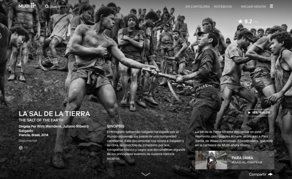 películas sobre fotografía