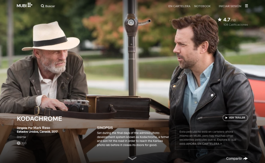 películas sobre fotografía