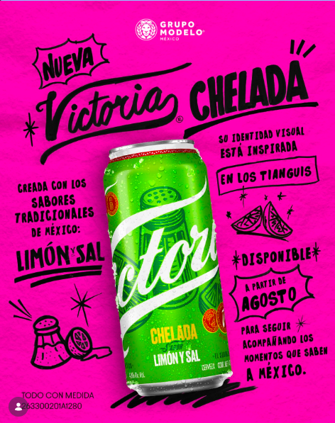 Victoria Chelada Limón y Sal